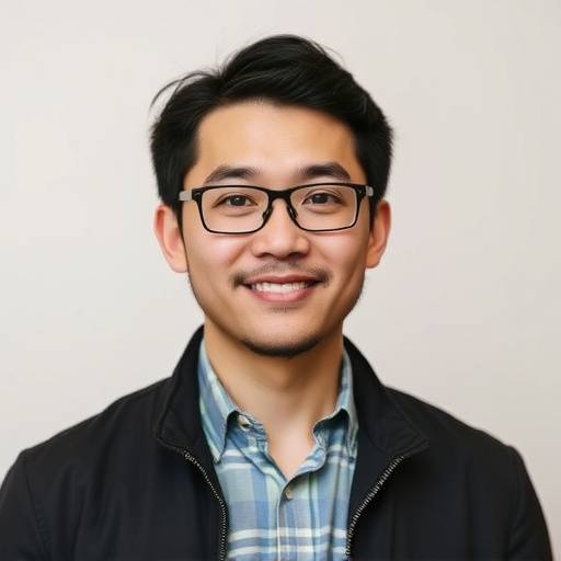Headshot of Samuel Chen, Lead Audio Engineer at Aurora Studios